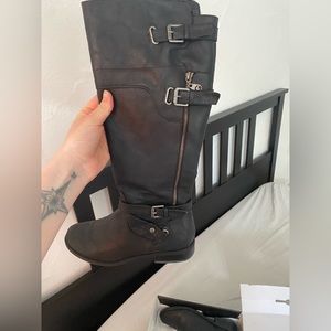 Black G by Guess Henri tall riding boots